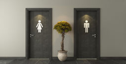 Public bathrooms.