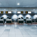 Empty airport