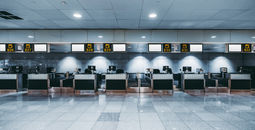 Empty airport