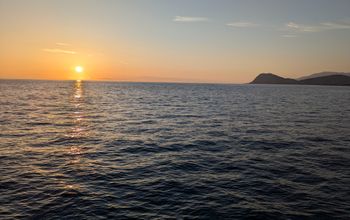 Sunset in Oahu, Hawaii, sunset cruise,
