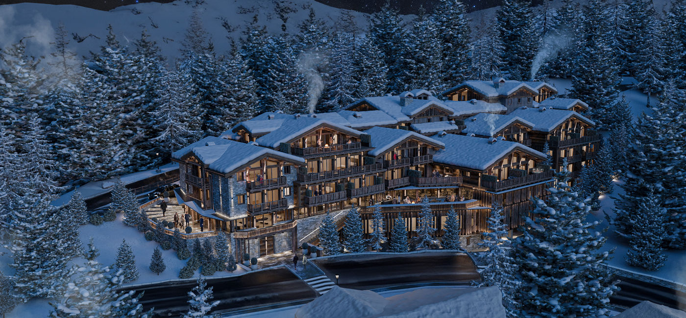 Image: A rendering of Raffles Courchevel (Source: Raffles Hotels & Resorts)