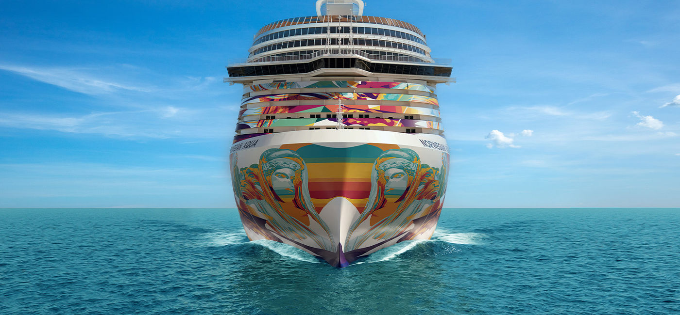 Image: New Norwegian Aqua hull (Photo Credit: Norwegian Cruise Line)