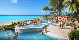 Royal caribbean, beach clubs, cruise line beach clubs, royal beach club paradise island