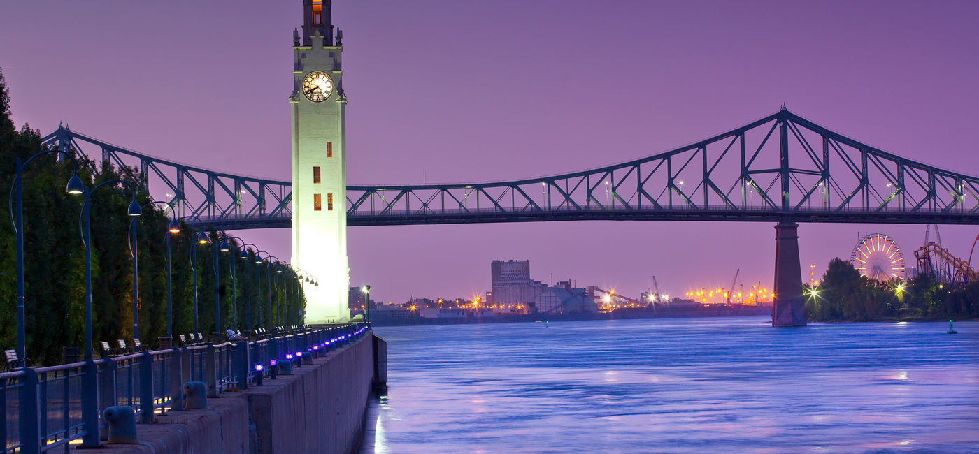 Image: Jacques Cartier Bridge, Montreal (Photo Credit: Cruise Canada New England)