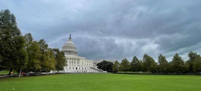 The US Capitol building in Washington, DC