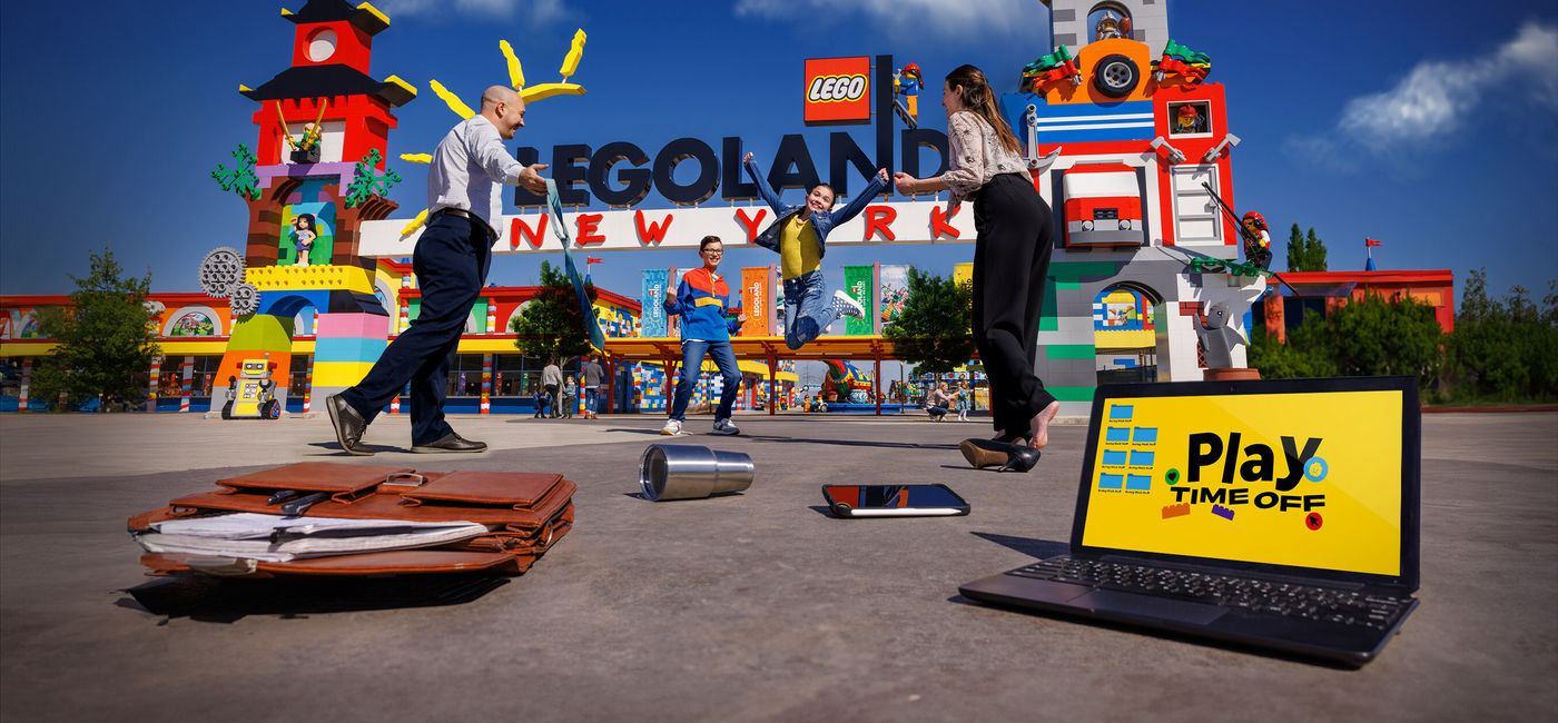 Image: Legoland New York Resort's "Play Time Off" challenge.  (Photo Credit: Legoland)