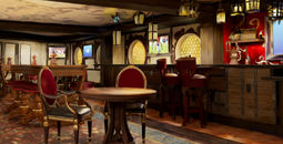 A rendering of Cask and Cannon aboard the Disney Destiny