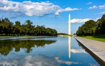 Lincoln Memorial Reflecting Pool in Washington, DC