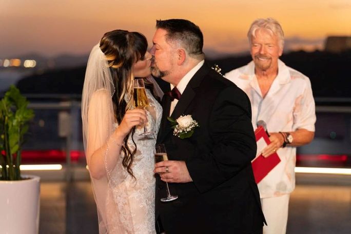Virgin Voyages Weddings officiated by Sir Richard Branson Virgin Voyages Weddings officiated by Sir Richard Branson
