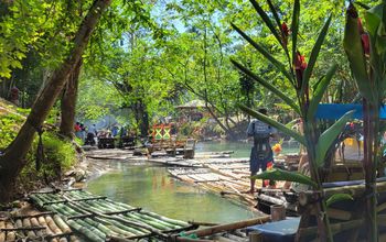 Rafting on Jamaica's Great River