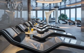 The new thermal suite in Norwegian Joy's spa