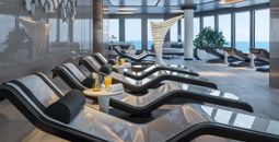 The new thermal suite in Norwegian Joy's spa