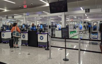 TSA checkpoint, airport TSA,