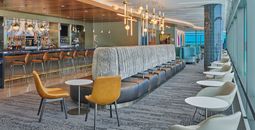 New Delta Sky Club lounge at the new Kansas City International Airport terminal