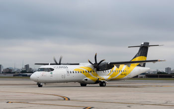 Voepass aircraft in Sao Paulo, Brazil