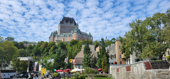 The view of Chateau Frontenac from Quebec's lower city. Quebec, chateau frontenac, lacey pfalz, french canada, quebec city, vieux quebec