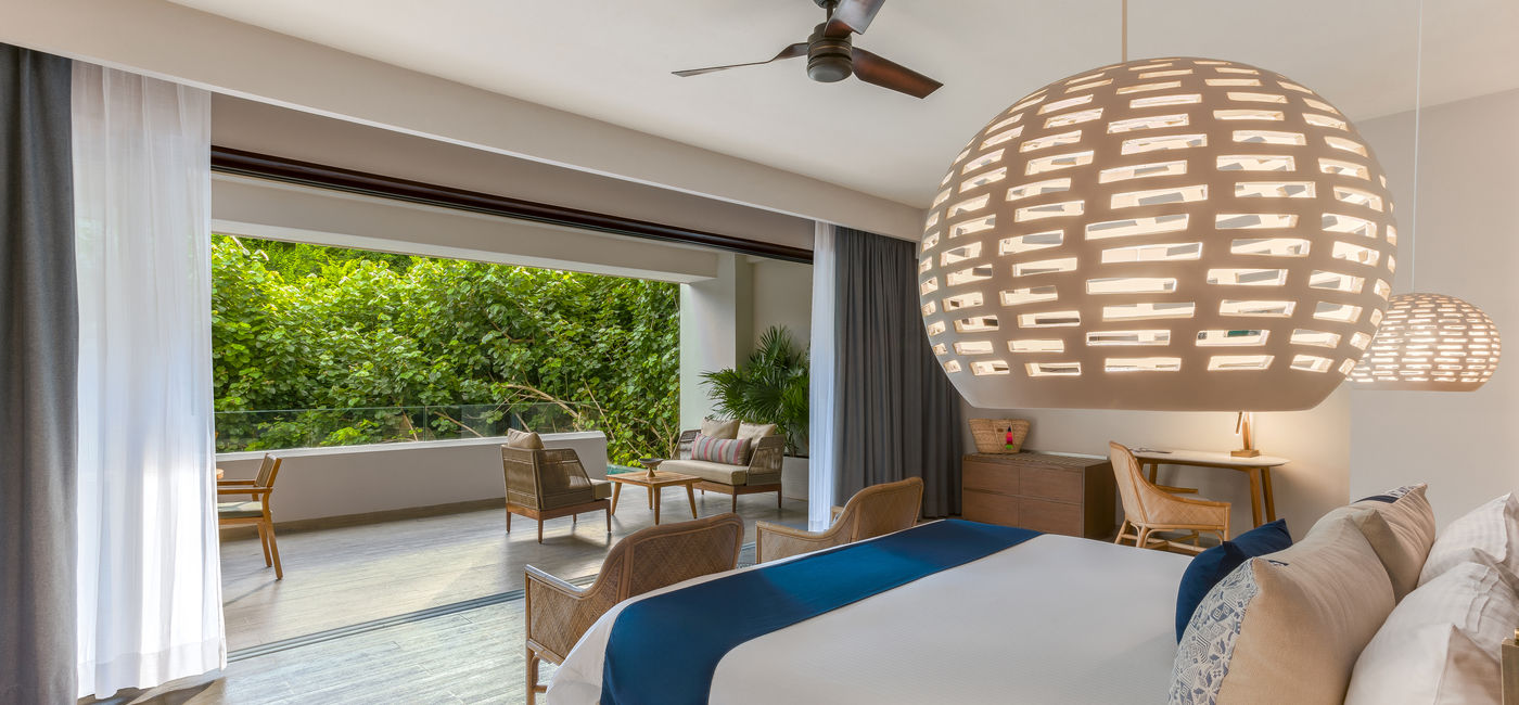Image: Armony Marival Allure — suite junior avec accès à la piscine et vue sur la jungle (Source: Marival Resorts)