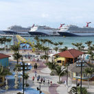 The extended pier at Celebration Key on Grand Bahama Island