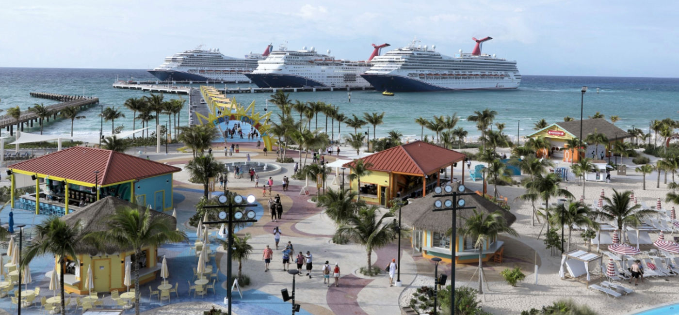 Image: The extended pier at Celebration Key on Grand Bahama Island. (Photo Credit: Carnival Corporation)