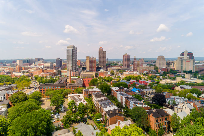 Skyline of New Haven, Connecticut New Haven, Connecticut