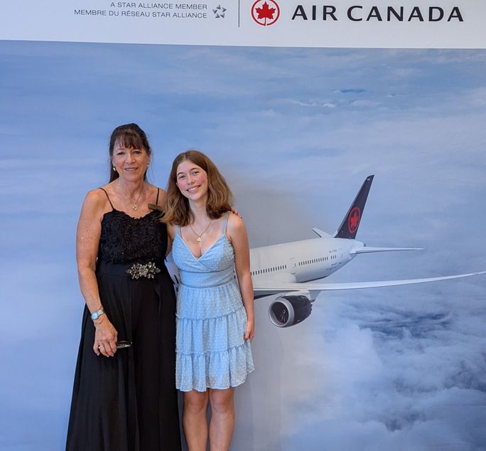 Autumn, a young aspiring pilot, says her hero, retired Air Canada Capt. Judy Cameron, makes a point to check in on her progress.