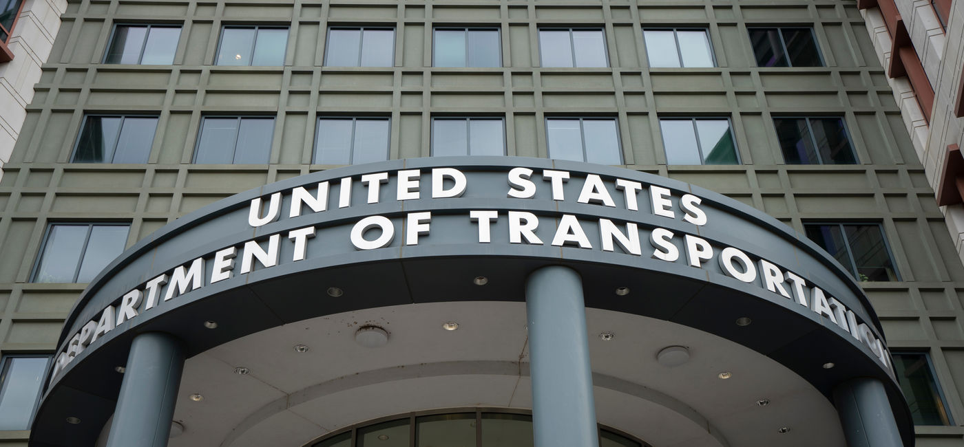 Image: The U.S. Department of Transportation building in Washington, D.C.  (Photo Credit: Tada Images / Adobe Stock)