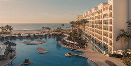 Aerial shot of Hyatt Ziva Los Cabos