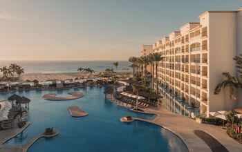 Aerial shot of Hyatt Ziva Los Cabos