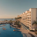 Aerial shot of Hyatt Ziva Los Cabos