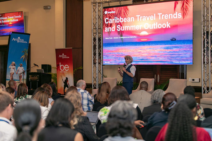 Olivier Ponti of ForwardKeys launched the Caribbean Travel Trends report Olivier Ponti of ForwardKeys launched the Caribbean Travel Trends report