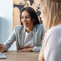 Travel advisor with clients