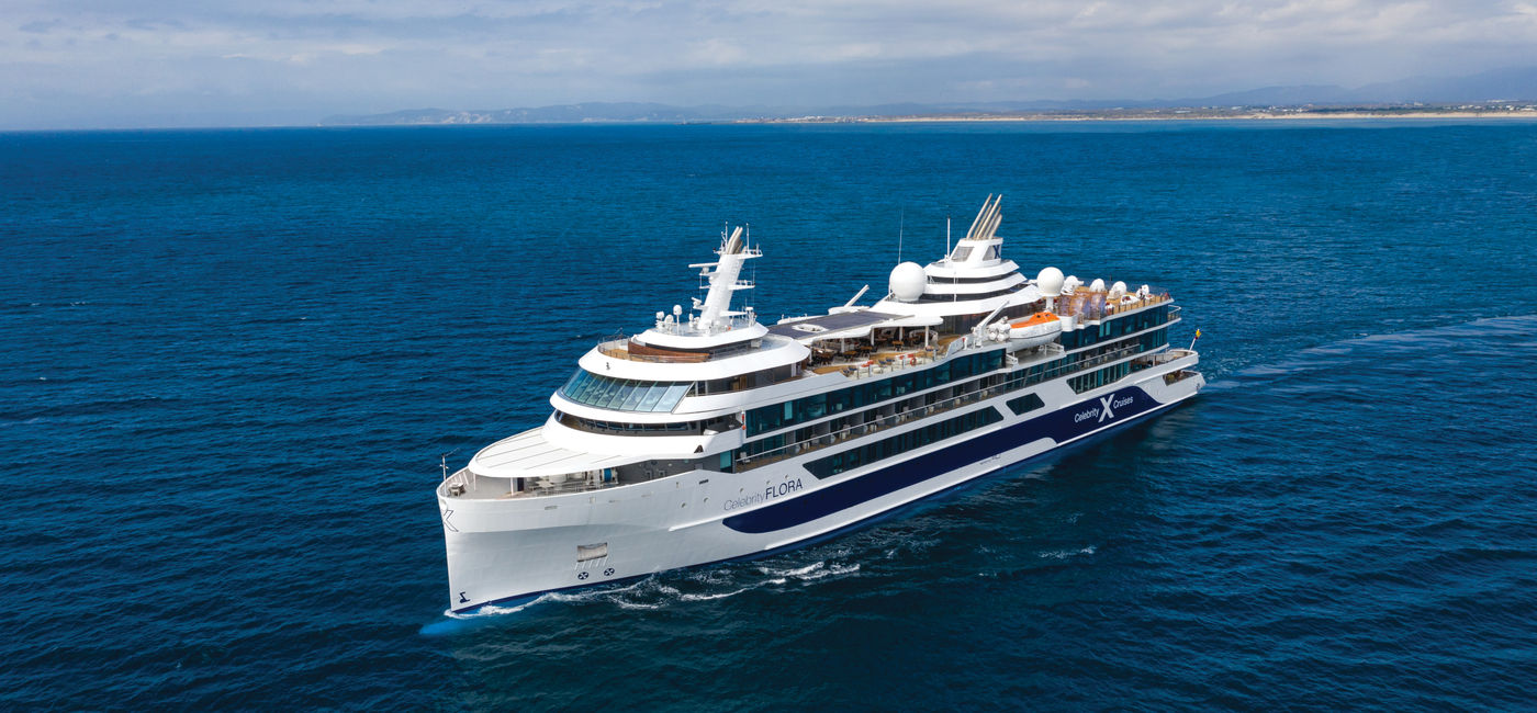 Image: The Celebrity Flora, the line's newest Galapagos-specific mega yacht.  (Photo Credit: Celebrity Cruises)