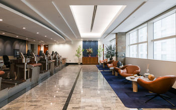 Delta One check-in area at DTW