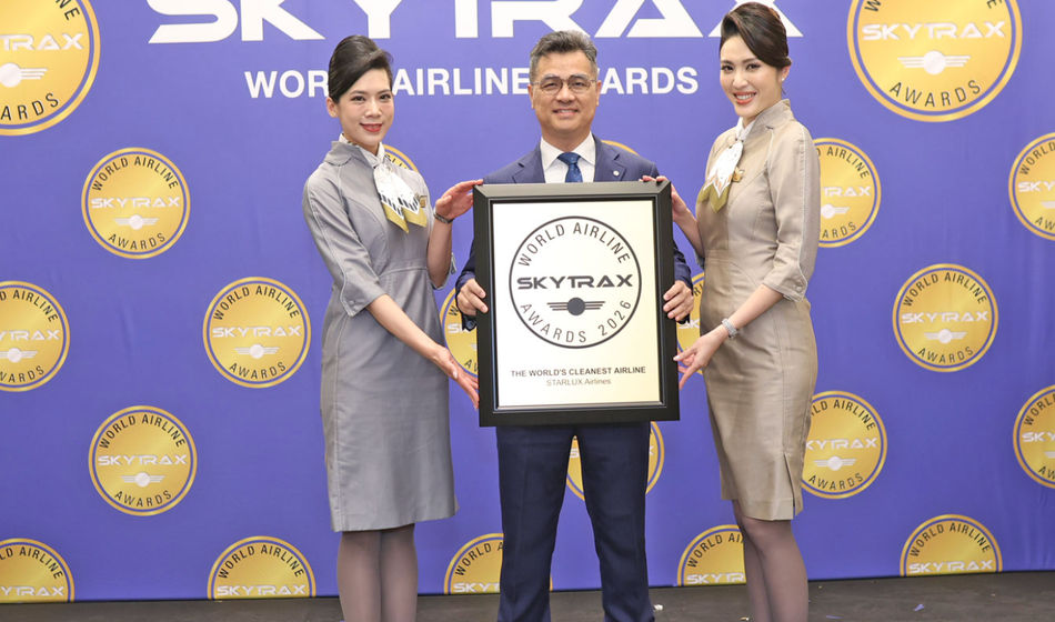 Starlux wins cleanest airline SkyTrax