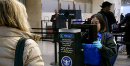 TSA touchless ID checkpoint
