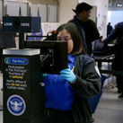 TSA touchless ID checkpoint