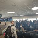 Passengers, Spokane International Airport, spokane airport, airport, gate area, crowded airport