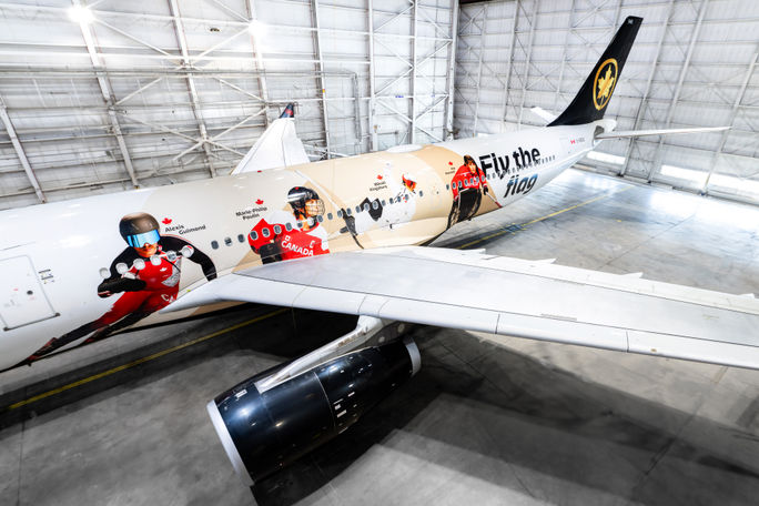 Air Canada unveils celebratory Canadian Olympic and Paralympic Team livery