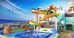 The Tropical Twist Waterslide aboard Beachcomber