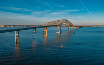 Francis Scott Key Bridge in Baltimore, Maryland