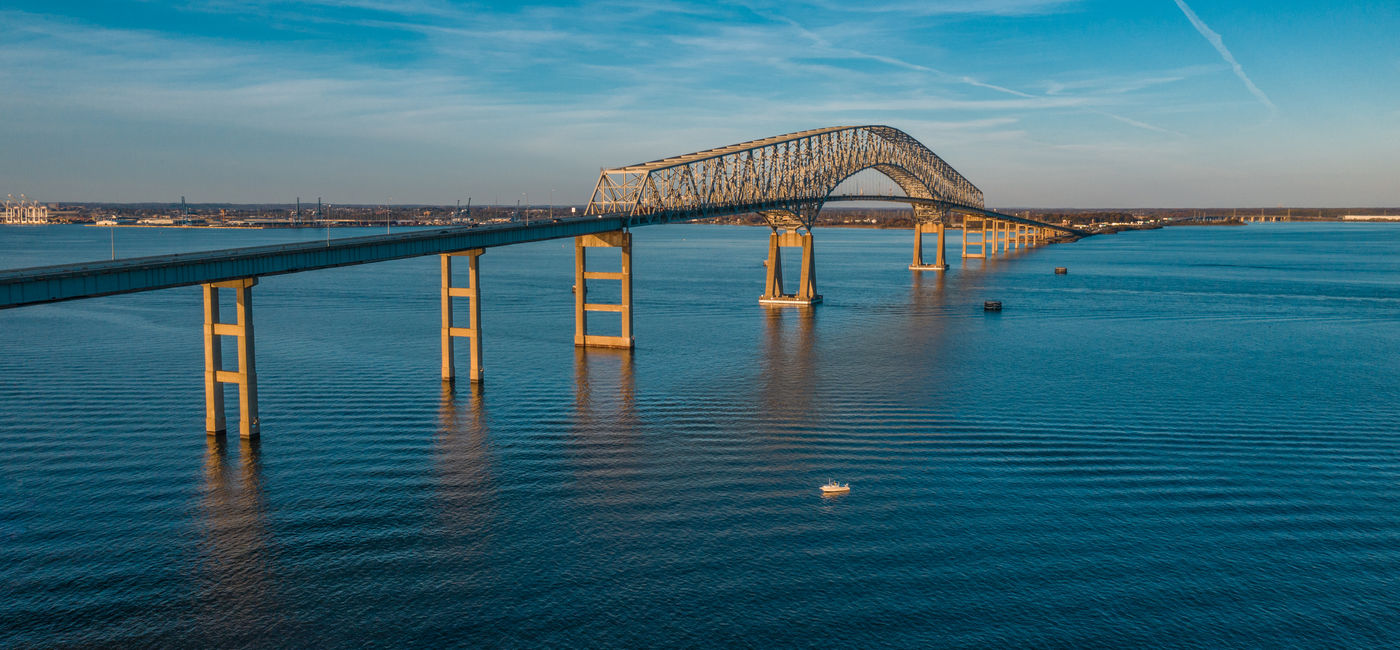 Image: Francis Scott Key Bridge in Baltimore, Maryland. (Photo Credit: tamas/Adobe)