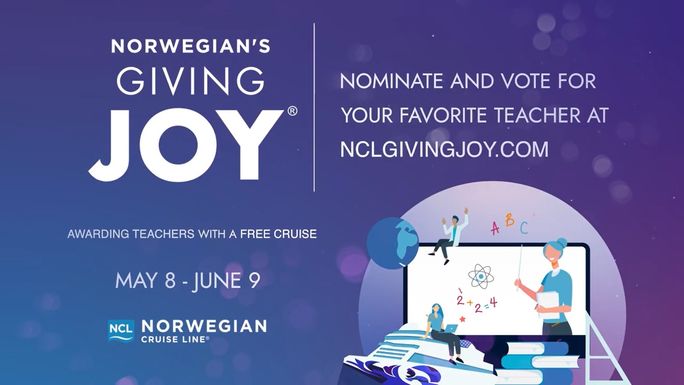 Norwegian Cruise Line’s Giving Joy program. Norwegian Cruise Line’s Giving Joy program.