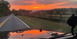 Sunset in Laytonsville, Maryland