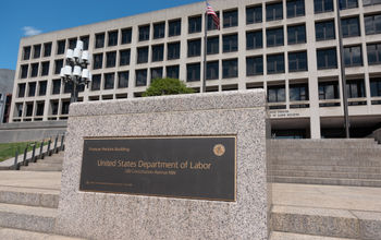US Department of Labor building in Washington, DC
