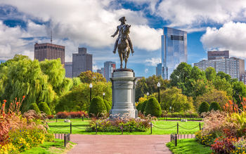 Boston Common public park in Boston, Massachusetts
