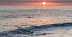 Surfing in Ensenada