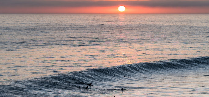 Surfing in Ensenada