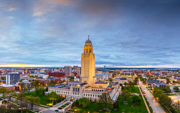 Nebraska State Capitol in Lincoln, Nebraska