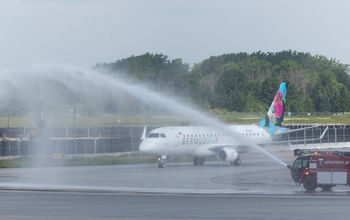 Bermudair inaugural flight YUL