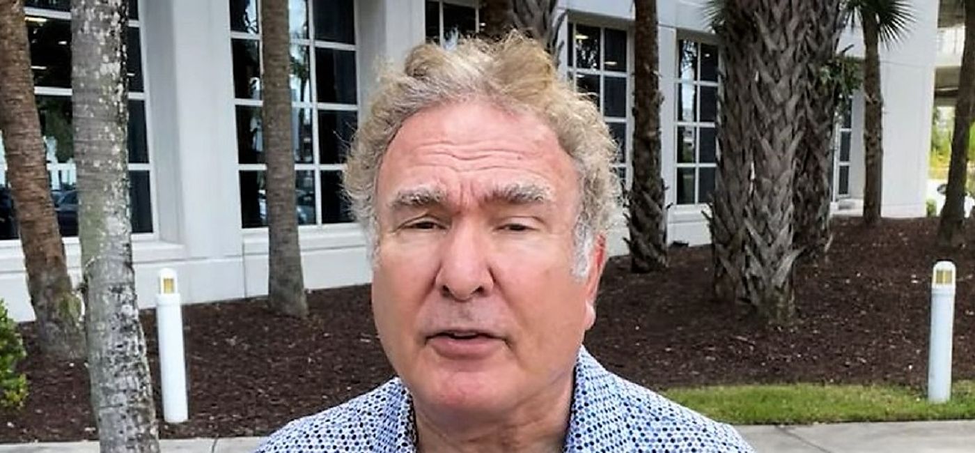Image: RCCL Chairman/CEO Richard Fain delivers one of his video messages. (Royal Caribbean)